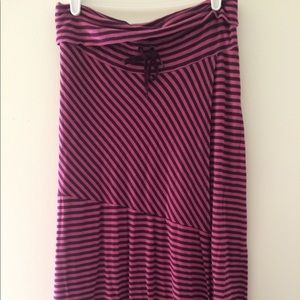 Athleta shadow striped skirt